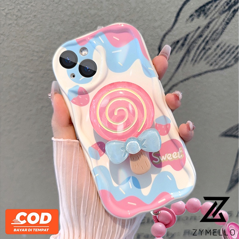 Oppo Reno 13F 5G Reno 13 Pro 5G Reno12 F Reno 12 Reno11 F Reno 11 Reno11 Pro Reno 10 Pro Reno 8T Reno 8Z Reno 7Z Reno8 Reno5 Reno7 Reno6 สด lollipop ขาตั้ง TPU anti drop silico