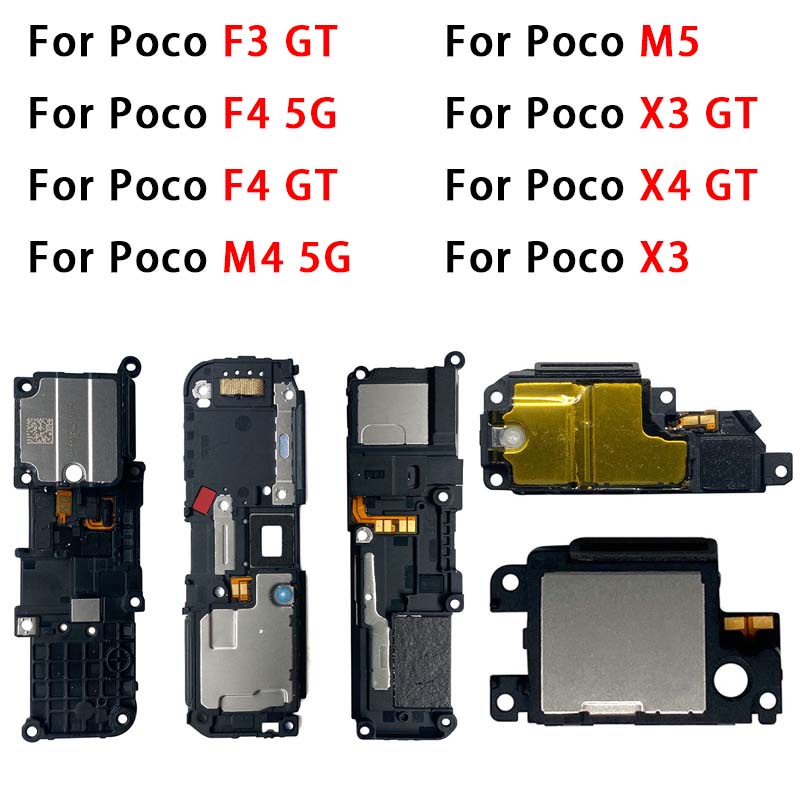 อะไหล่โมดูลลําโพงบัซเซอร์ สําหรับ Xiaomi Poco F3 F4 5G M4 M5 X3 X4 GT