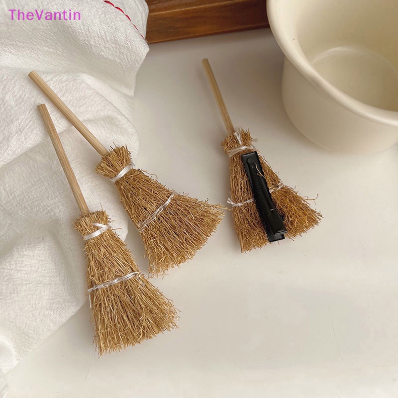 Thevantin กิ๊บติดผม ไม้กวาด ขนาดเล็ก สําหรับผู้หญิง กิ๊บปากเป็ด ปิ่นปักผม กิ๊บติดผม เครื่องประดับผม เด็กผู้หญิง สินค้าดี