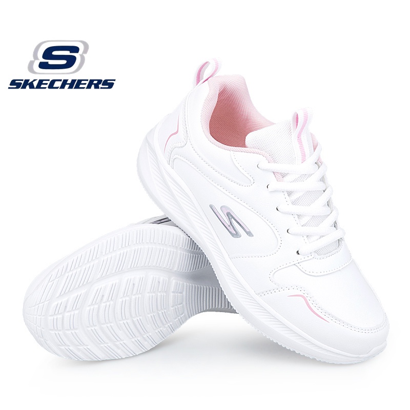 ส่วนลดเวลา จํากัด !! Skechers_ รองเท้าลําลอง หนังวัวแท้ กันน้ํา แบบผูกเชือก เบาพิเศษ แฟชั่นสําหรับผู้หญิง