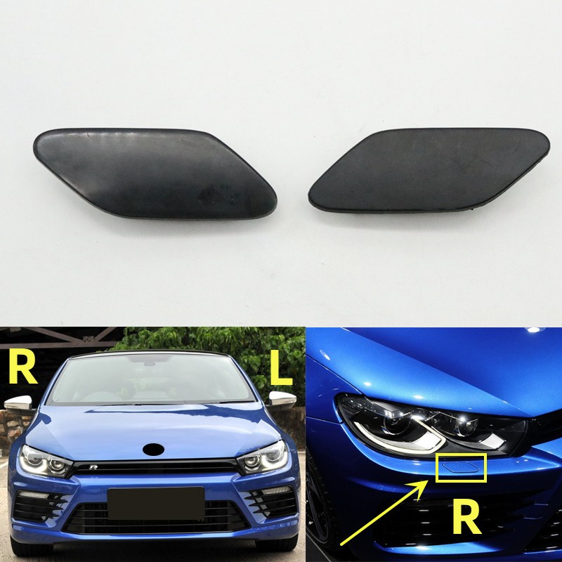 ฝาครอบหัวฉีดไฟหน้ารถยนต์ สําหรับ Volkswagen VW Scirocco R 2015 2016 2017