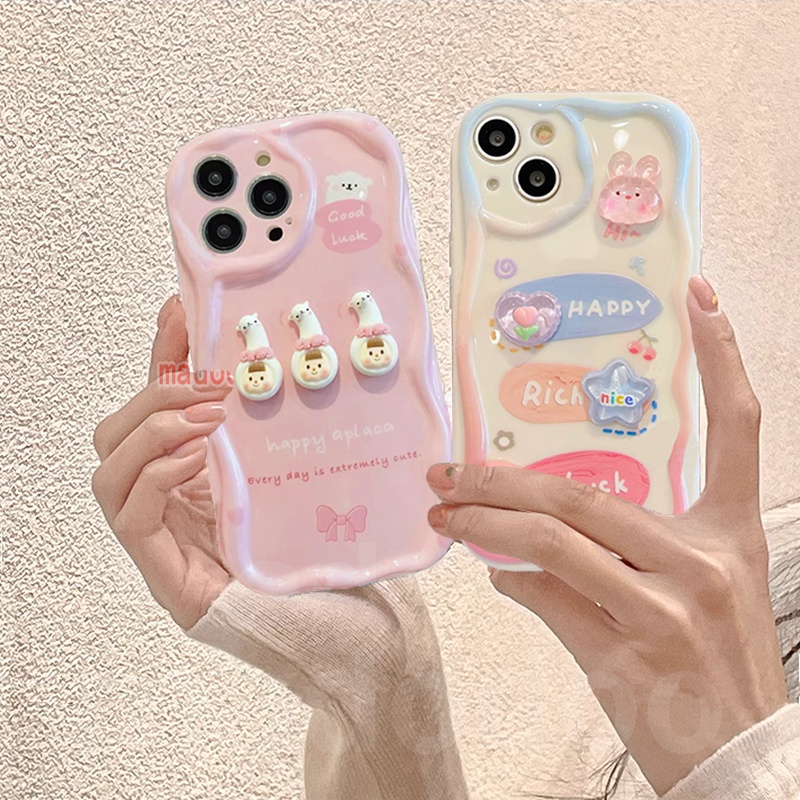 BFF Casing Huawei Nova Y90 Y70 Y71 Y70+ Plus 11 10 9 7 SE 8 Pro 7i 5T Honor 20 P30 P40 Cute Cartoon 3D Doll Flower Rainbow Alpaca Girl Soft Phone Case 1NY 08