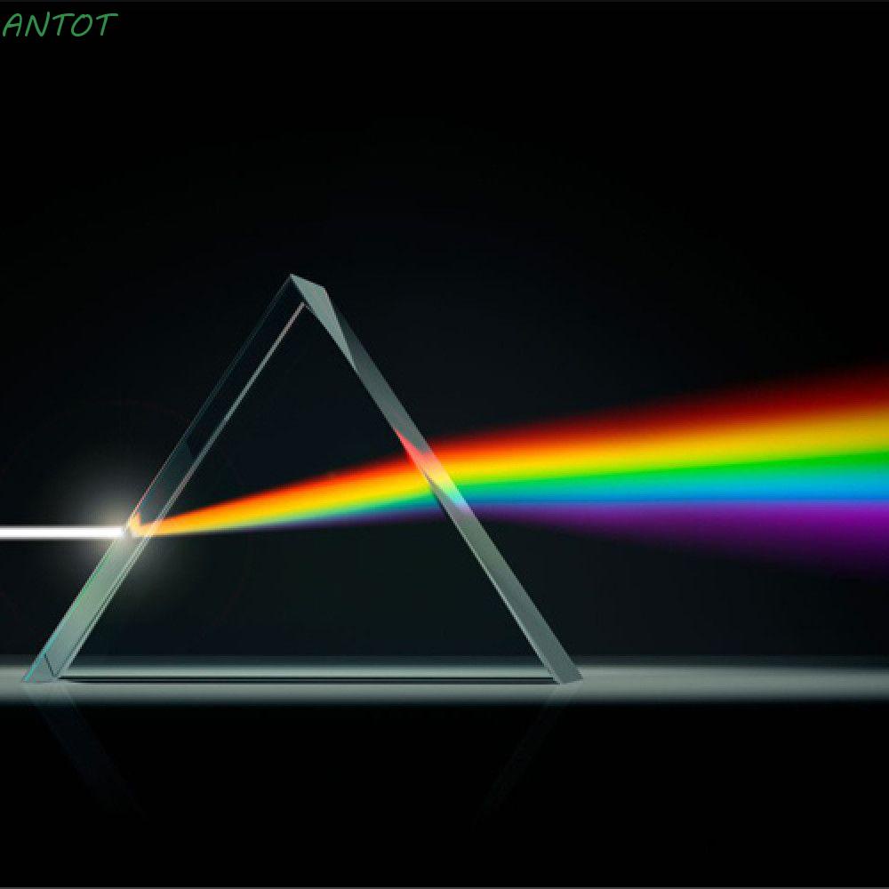 Antot ปริซึมเลนส์ออปติคอล สีรุ้ง ของเล่นวิทยาศาสตร์ ปริซึมฟิสิกส์