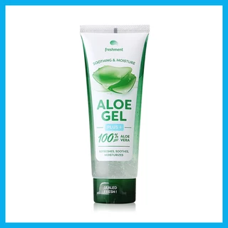 เจลว่านหางจระเข้ 100% เฟรชเม้นท์ Freshment Soothing and Moisture Aloe Gel Plus+ 100ml.