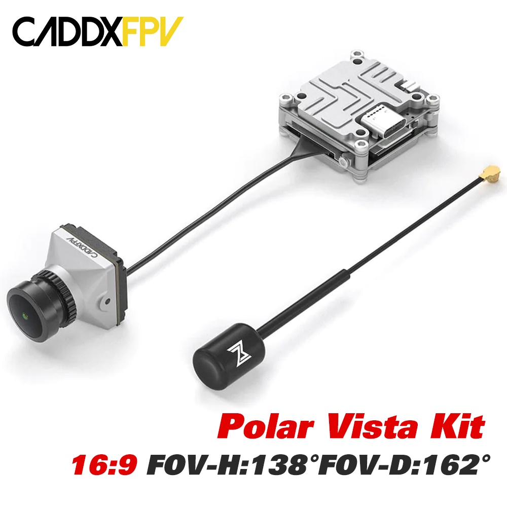Caddx Polar Vista Kit Starlight ดิจิตอล FPV HD กล้องระบบ 16:9 720 P 60fps FOV 162 สําหรับ FPV RC Rac