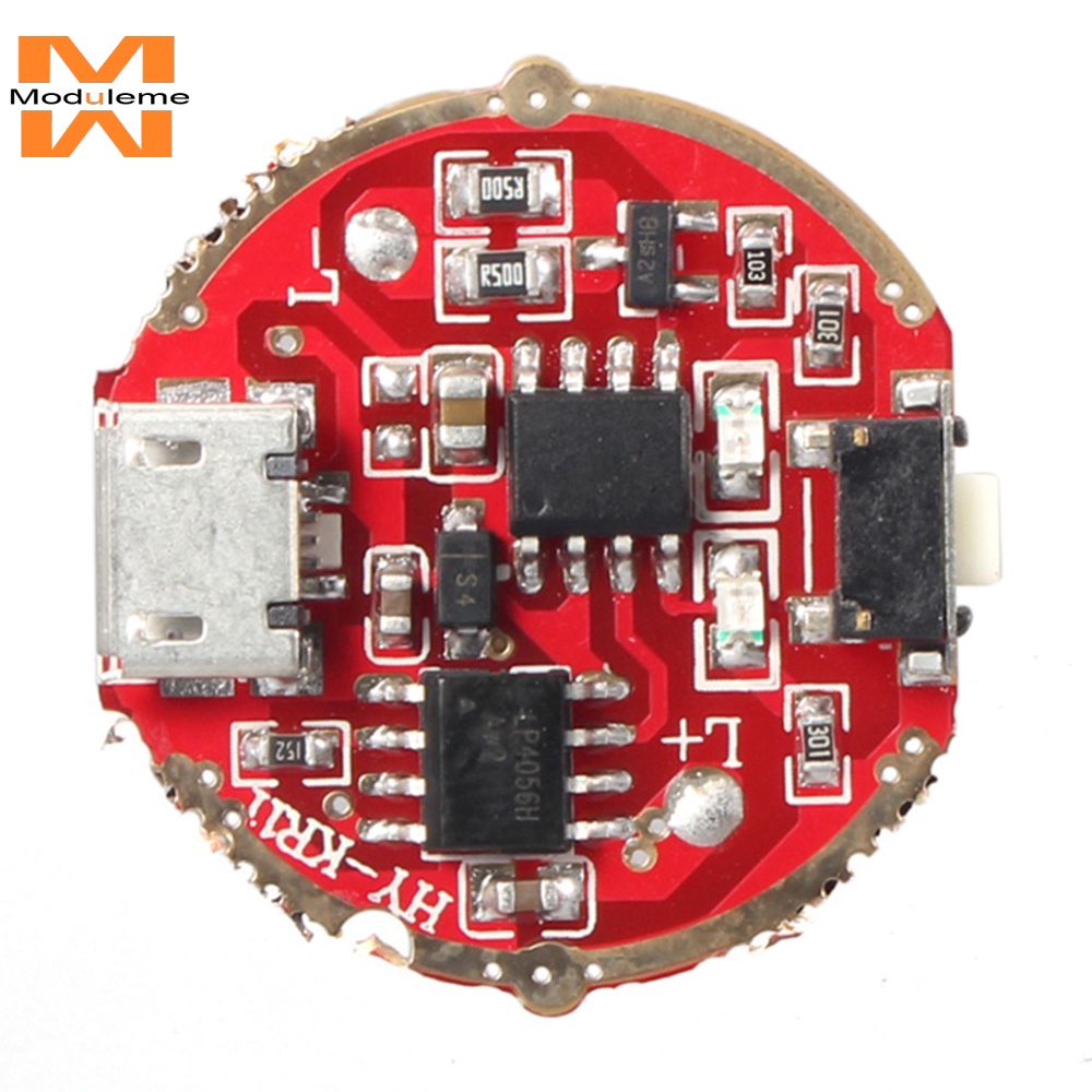 ไฟฉาย led Driver 26 มม.USB28 3.7V แผงวงจรสําหรับ DIY ไฟฉายอุปกรณ์เสริมอะไหล่