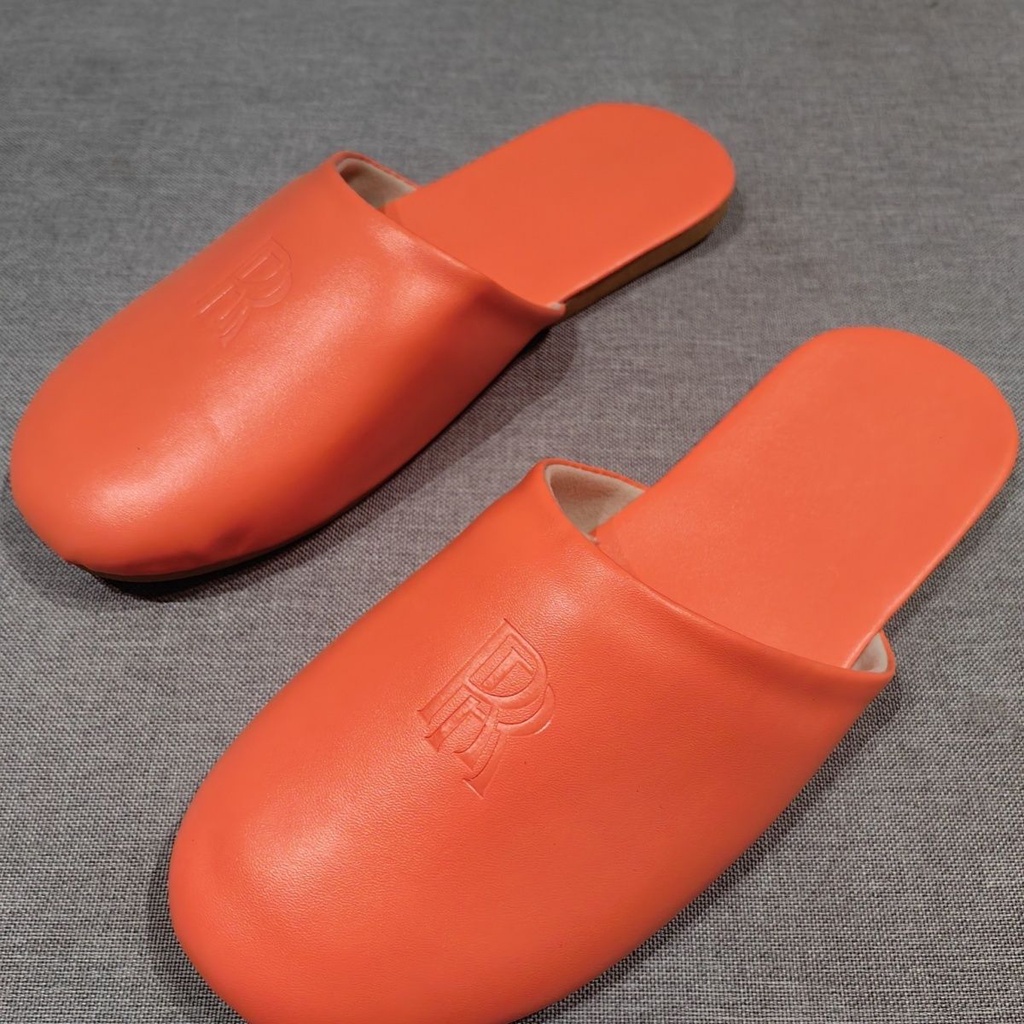 Rolls Royce Merchandise Leather Slippers Car Backup Home Shoes Size 39-42 Couple Style Home Slippers