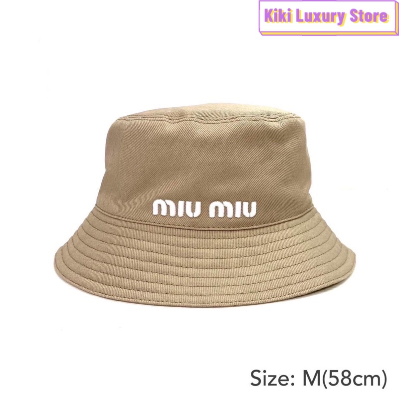 New! Miu Miu Bucket hat (️เช็คสต็อคก่อนสั่งอีกทีนะคะ)