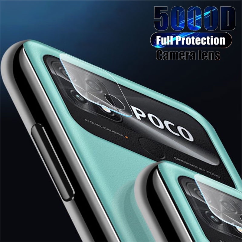 ตรงรุ่นฟิล์มกระจกกันรอย เลนส์กล้อง เต็มเลนส์ Xiaomi Poco C65 C55 C40 F5 M6 M5 M5s X6 X5 X4 X3 NFC M4 M3 F4 F3 GT F2 Pro 4G 5G 2024