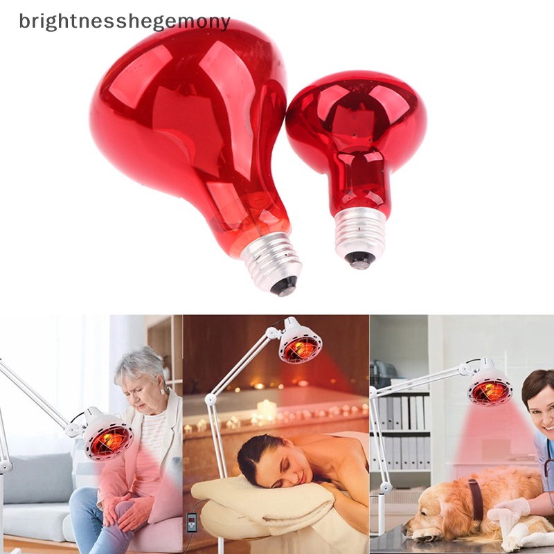 Bgth หลอดไฟอินฟราเรด บรรเทาอาการปวดกล้ามเนื้อ 100 300W สีแดง