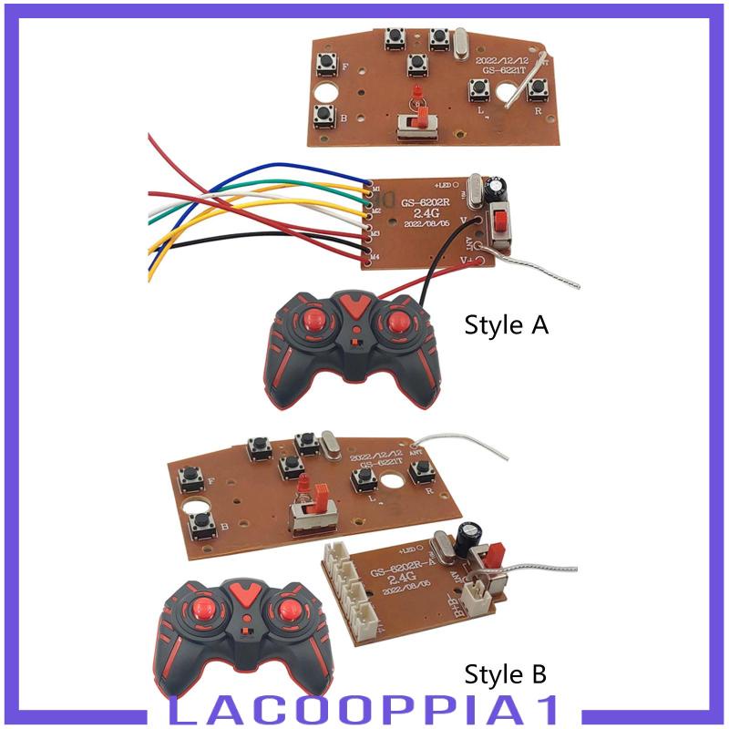 [Lacooppia1] แผงวงจรวิทยุ PCB 7 ช่อง พร้อมตัวควบคุม อุปกรณ์เสริม สําหรับเรือ รถไต่หินบังคับ DIY