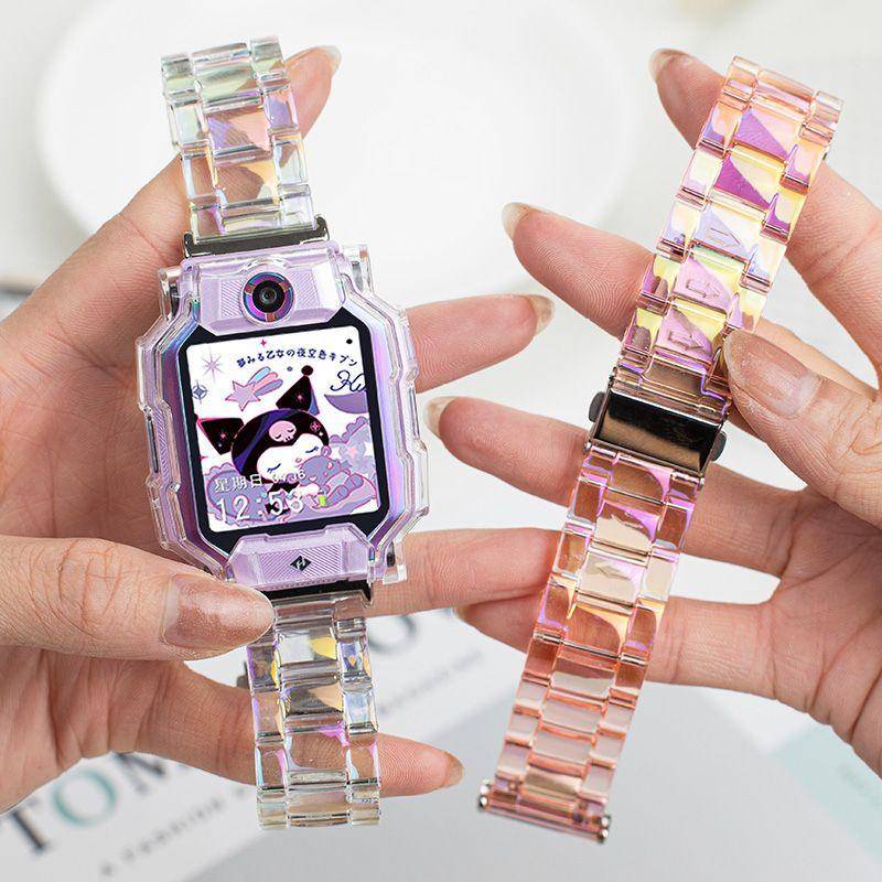 สายนาฬิกาข้อมือ แบบใส สีสันสดใส สําหรับ Little Genius Z6h Z9 z8 Z7 z7s Z6A z6s d3 d2 q1az1 z2 z5