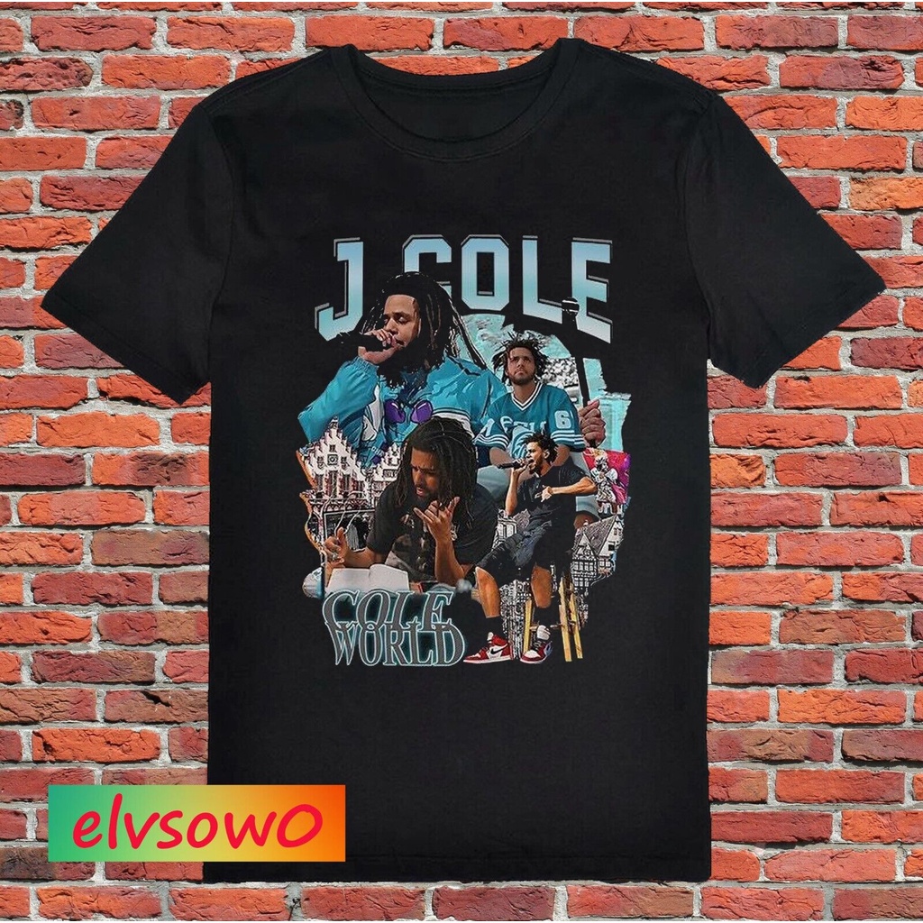 เสื้อยืด J Cole Vintage, เสื้อ Rapper Hip Hop, 90S J Cole Graphic Tee