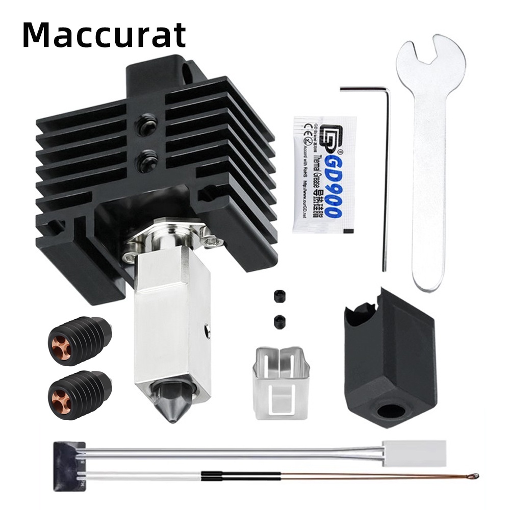 อัพเกรด Hotend สําหรับ Bambu Lab X1,X1-Carbon Combo Bimetal Heated Block CHT Hard เหล็กหัวฉีด Thermi