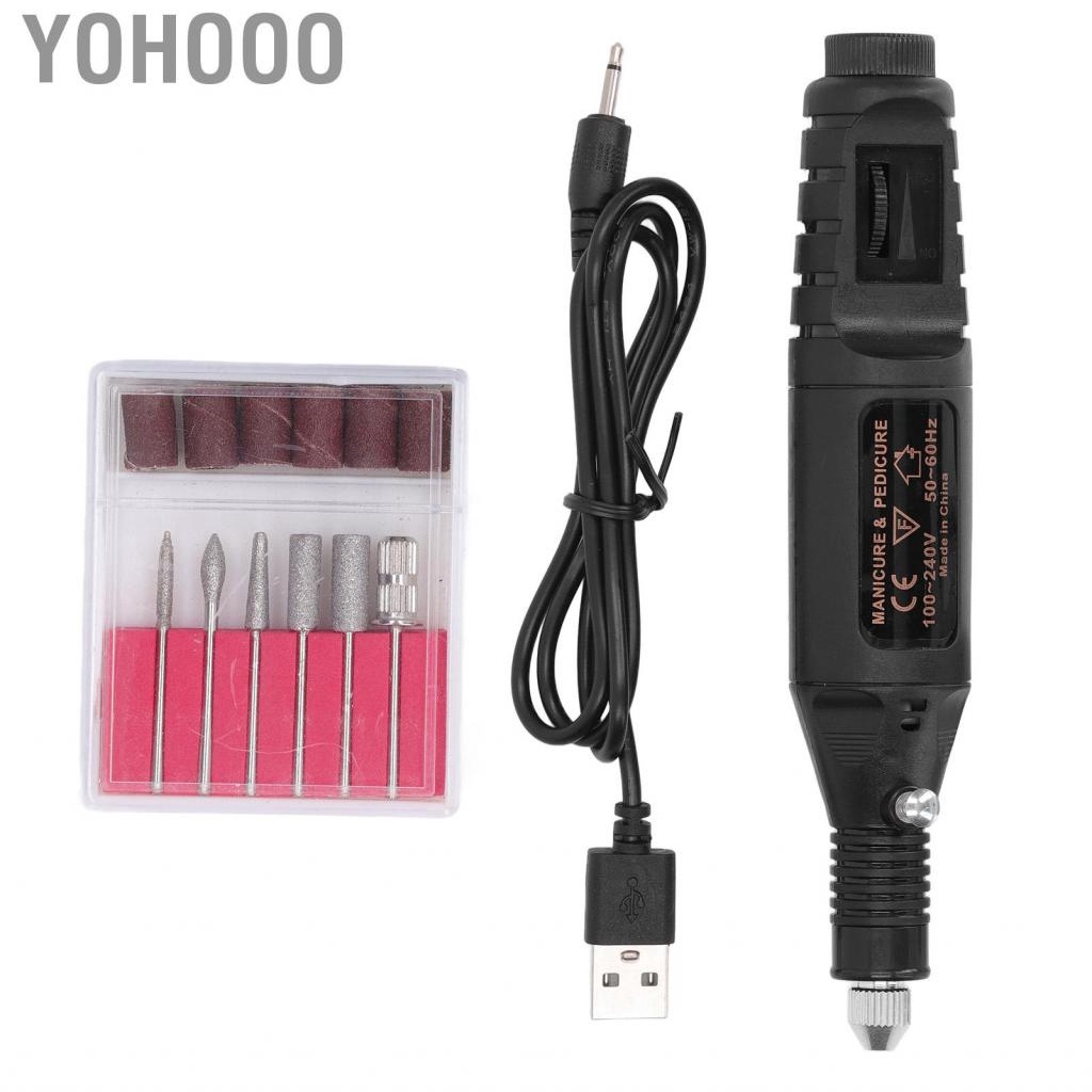 Yohooo Mini Electric Engraver 100‑240V Clip Design USB Engraving Machine for Polishing