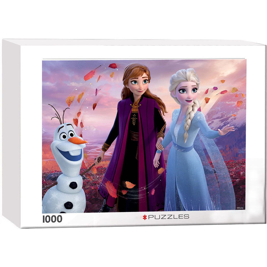 จิ๊กซอว์ไม้ รูปดิสนีย์ Frozen 3 จิ๊กซอว์ ของเล่นเสริมการเรียนรู้ สําหรับเด็ก และผู้ใหญ่ ตกแต่งบ้าน DIY 1000 ชิ้น