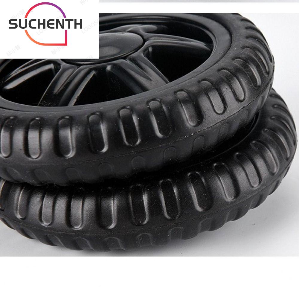 Suchenth อะไหล่ล้อยาง สําหรับรถเข็นเด็ก 2 ชิ้น