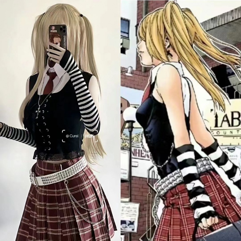 วิกผมคอสเพลย์ Death Note MisaMisa สไตล์พังก์