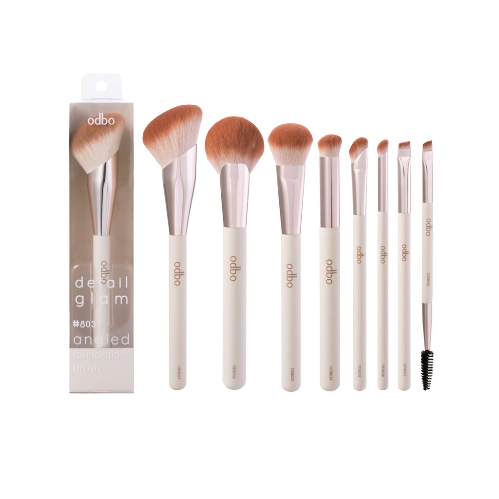 ของแท้·ส่งด่วน·ถูก Odbo Detail Glam Brush #OD803x : โอดีบีโอ ดี เทล แกลม บรัช แปรงแต่งหน้า x 1 ชิ้น dayse