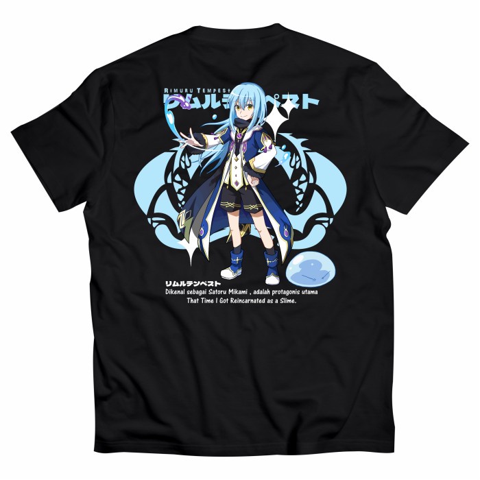 ขายดี Kaos Anime Rimuru Tempest 001 Baju Anime Jepang T-Shirt Anime Manga เสื้อยืดคอกลม S-5XL