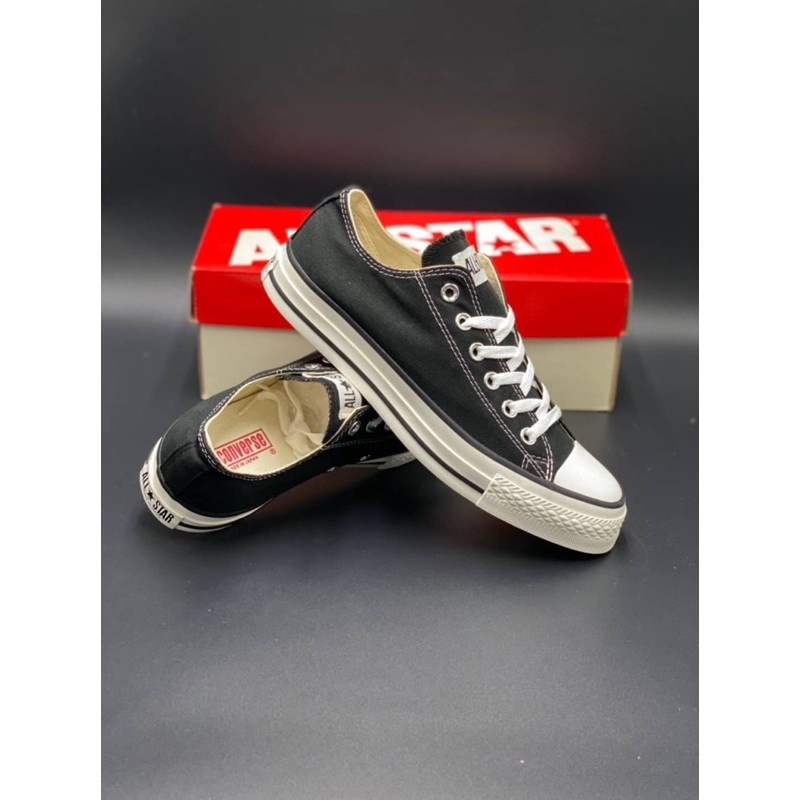 CONVERSE ALL STAR OX IN JAPAN BLACK รองเท้า free shipping