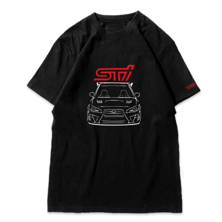 ดูดีนี่ Attitude JDM เสื้อยืดลําลอง แขนสั้น พิมพ์ลายรถยนต์ Speedmaster Land Impreza EJ257 Crusty Sha