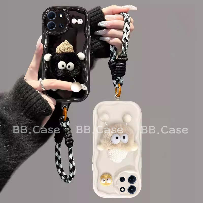 ใหม่ เคสโทรศัพท์ Case Redmi Note13 13 Pro+ 13S POCO X6 M6 Pro Plus 4G 5G เคสโทรศัพท์ Cover มือถือ กันกระแทก ลายการ์ตูนน่ารัก 3D พร้อมสายคล้อง สําหรับ 2024