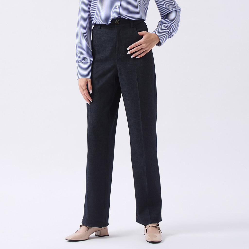ESPADA กางเกงเดนิมขายาวทรงตรง ผู้หญิง | Straight Leg Denim Trousers | 04869