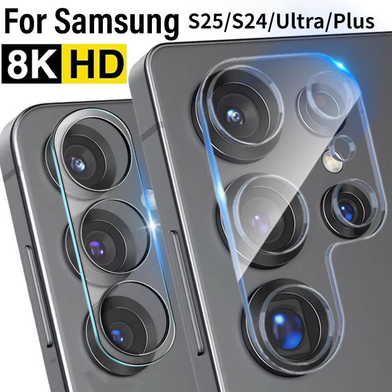 SAMSUNG 1 ~ 3PCSกล้องเลนส์ProtectorสําหรับSamsung Galaxy S26 S25 S24 Ultra Plus FE 5G 2025 เลนส์กล้องฟิล์มสําหรับS26Ultra S26Plus S25Ultra S25 + S25FE S24 + กระจกป้องกัน