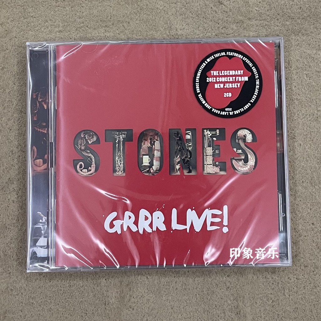 现货 The Rolling Stones GRRR Live! มี 2CD JCP2C2