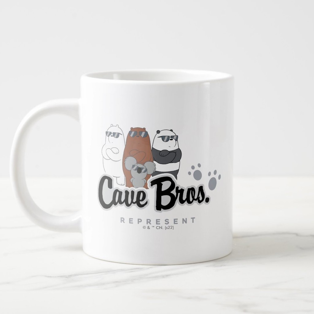 แก้วที่กําหนดเอง We Bare Bear Cave Bros แก้วกาแฟ We Bare Bear แก้วเซรามิค Jinemo 169 2701