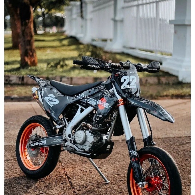 รูปลอก/สติ๊กเกอร์ crf150L-crf250L-klxbf-klx gordon-DTX แบบเต็มตัว (ขอออกแบบฟรี)