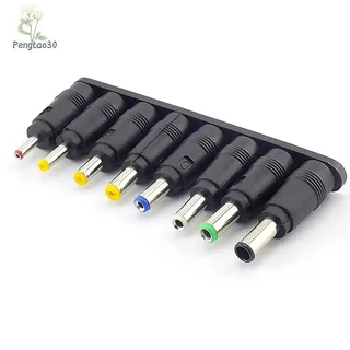 [Eao] 8pcs แล็ปท็อปสากล DC Power Supply อะแดปเตอร์ปลั๊ก AC DC Jack Charger Connectors Power Adapter ปลั๊กแปลง [TH]