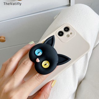 [TheVatifly] ใหม่ แหวนขาตั้งโทรศัพท์มือถือ รูปแมว 3D อุปกรณ์เสริม [Preferred]