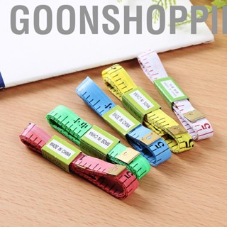 Goonshopping Soft Tape Measure Long Accurate Brilliant Color Cloth for Sewing Tailoring