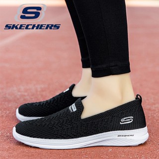 พร้อมส่ง Skechers_ รองเท้าผ้าใบลําลอง ผ้าถัก น้ําหนักเบา สําหรับสตรี