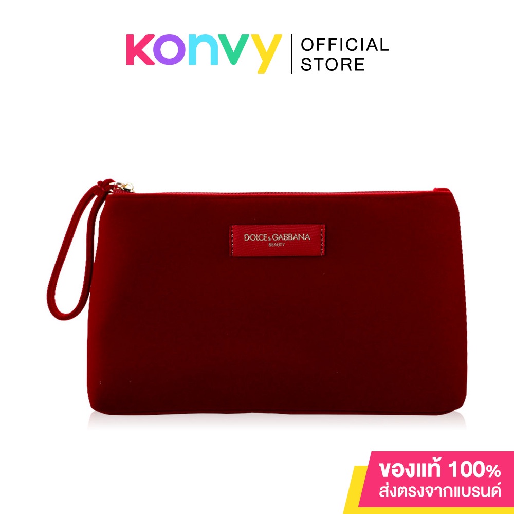 490 บาท Dolce & Gabbana Cosmetic Bag #Red ลังโคม กระเป๋าใส่เครื่องสำอางสีแดงเรียบหรู ดีไซน์สุดเก๋. Women Bags