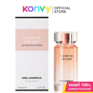 Karl Lagerfeld Fleur De Pecher Eau De Parfum น้ำหอมสำหรับผู้หญิงกลิ่นหอมหวานบางเบาดุจแป้ง.