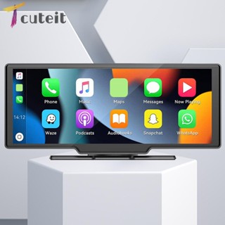 Tcuteit เครื่องเล่น MP5 ไร้สาย WiFi HD DVR สําหรับรถยนต์ Android