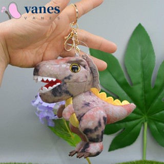 Vanes1 พวงกุญแจ จี้ตุ๊กตาการ์ตูนไดโนเสาร์ Tyrannosaurus Rex น่ารัก สําหรับห้อยกระเป๋าเป้สะพายหลัง กระเป๋านักเรียน