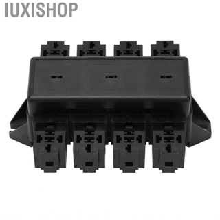 Iuxishop 20 Slots  Fuse Holder Way Box 8 Relay Sockets PC Material