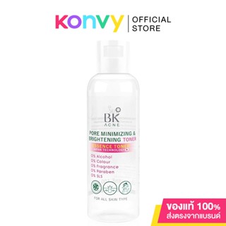 BK Acne Pore Minimizing And Brightening Toner โทนเนอร์ บีเค แอคเน่ เพื่อคนเป็นสิว ผิวแพ้ง่าย.