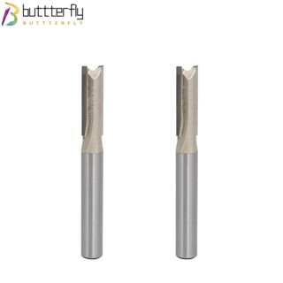 Buttterfly ดอกสว่านเราเตอร์ คาร์ไบด์ 2 ชิ้น สําหรับงานไม้ 1/4*5/16 DIY 2 ชิ้น