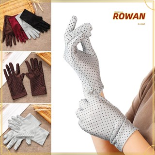 Rowans ถุงมือข้อมือ แบบเต็มนิ้ว และถุงมือนิ่ม สําหรับผู้หญิง