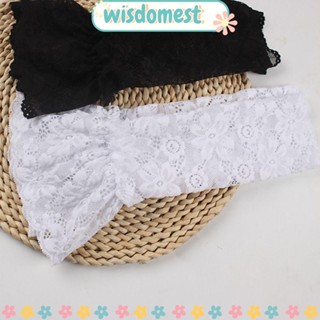 Wisdomest 1 คู่ แขนปลอม ถุงมือป้องกันแสงแดด แผลเป็น ปกปิด เสื้อกันหนาว ตกแต่งลูกไม้ ข้อมือ