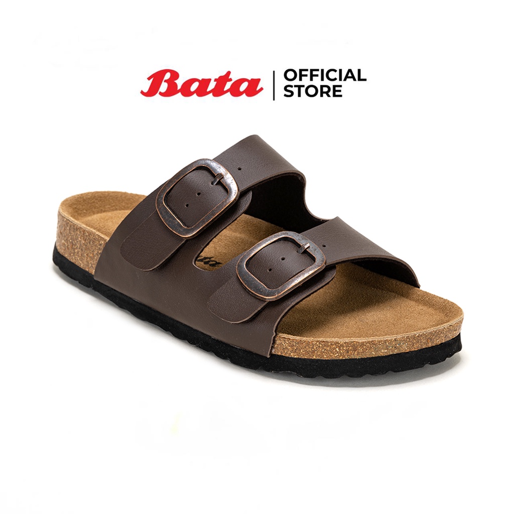 Bata บาจา รองเท้าแตะแบบสวม สายคาดดีไซน์เก๋ สวมใส่ง่าย น้ำหนักเบา สำหรับผู้หญิง รุ่นAshley สีขาว 5711303 สีน้ำตาล 5714303