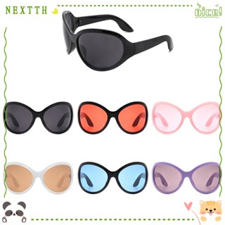 Nextth แว่นกันแดด ฮิปฮอป สําหรับผู้หญิง ขนาดใหญ่ ไม่ซ้ําใคร เฉดสีสุดเท่