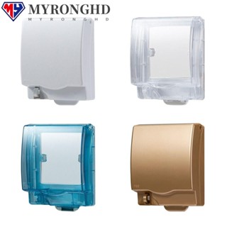 Myronghd ฝาครอบซ็อกเก็ตสวิตช์ 86 Type ป้องกันการกระแทก แบบติดผนัง ทนทาน