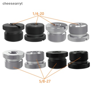 Chee สกรูแปลงขาตั้งไมโครโฟน อะลูมิเนียมอัลลอย 5/8 5/8-27 เป็น 1/4 3/8 สําหรับไมโครโฟน EN