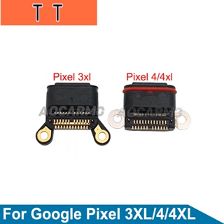  อะไหล่พอร์ตชาร์จ USB แบบเปลี่ยน สําหรับ Google Pixel 3 4 XL 4XL 3xl 2 ชิ้น